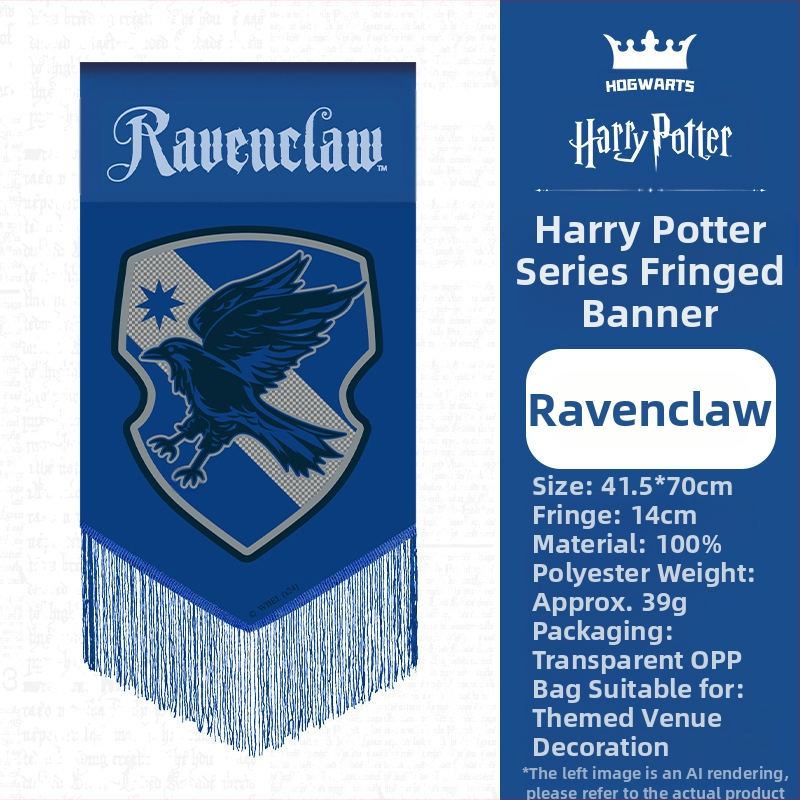 Harry Potteri sarja lipu tutiga kaunistus rippuv lipp Ktv teema kaunistus värvikas iseloomulik lipp rippuv lipp peolipp