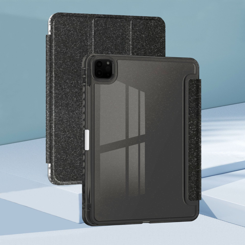 iPad aizsargapvalks iPad10 ar mirdzumiem iPad Air11 akrila mirdzums, izturīgs pret kritieniem un locīšanos, ar pildspalvas slotu