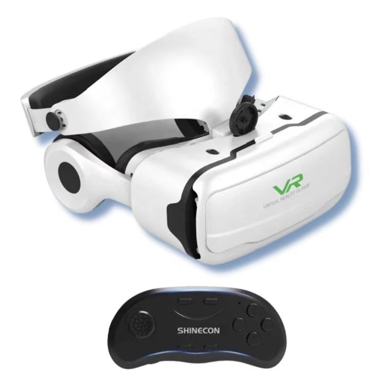Ochelari VR cu bandă pentru cap, lentilă cu lumină albastră, realitate virtuală, cutie 3D, cască de joc pentru telefon mobil, G02EF, oglindă magică mii