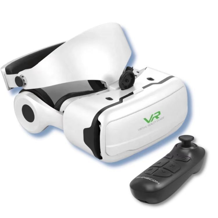 Ochelari VR cu bandă pentru cap, lentilă cu lumină albastră, realitate virtuală, cutie 3D, cască de joc pentru telefon mobil, G02EF, oglindă magică mii