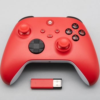 Xbox Series 2.4g vezeték nélküli kontrollerhez alkalmas, vevőegységgel, támogatja az Xsx/PC játékkontrollert