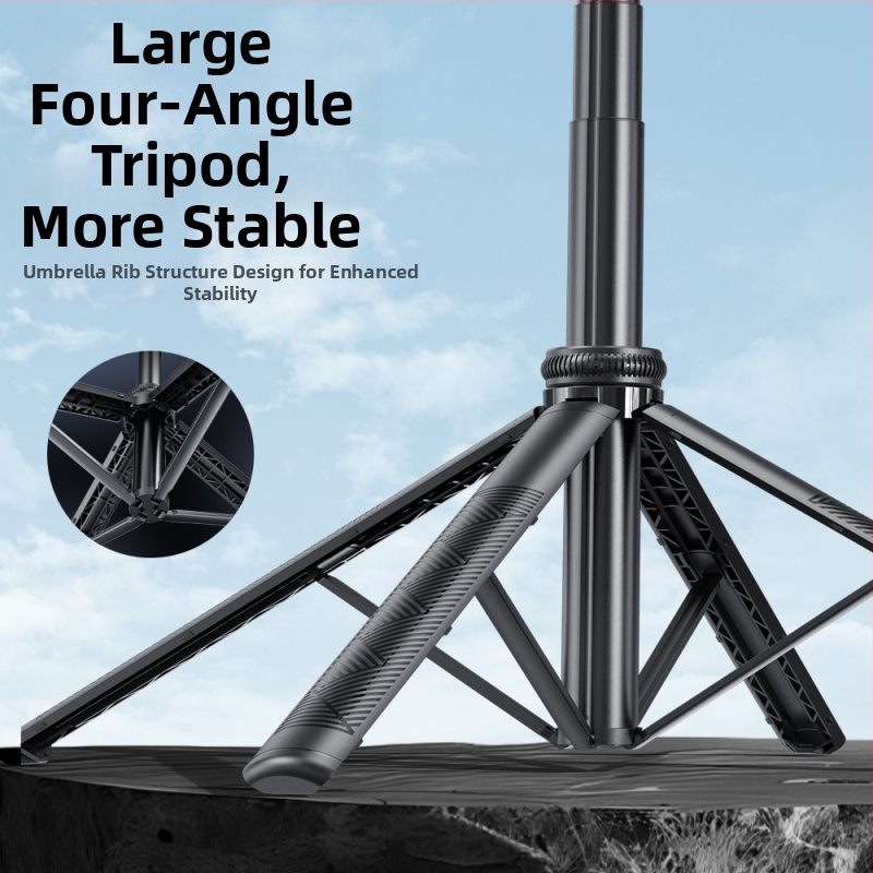 PTZ проследяващ артефакт C17 селфи стик за проследяване на лице, анти-трептящ, прибиращ се държач за мобилен телефон, напълно автоматичен проследяващ стик