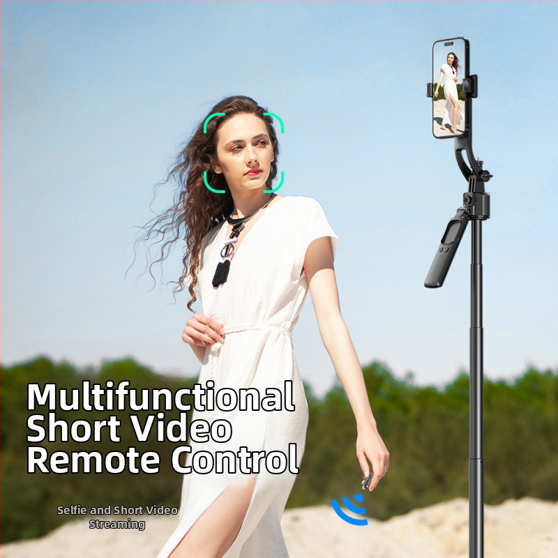 PTZ проследяващ артефакт C17 селфи стик за проследяване на лице, анти-трептящ, прибиращ се държач за мобилен телефон, напълно автоматичен проследяващ стик