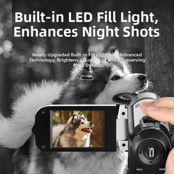 Φορητή επαγγελματική selfie vlog για φοιτητικό πάρτι HD υψηλής ευκρίνειας, ρετρό πανεπιστημιούπολη, ψηφιακή κάμερα ccd