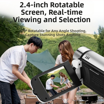 Φορητή επαγγελματική selfie vlog για φοιτητικό πάρτι HD υψηλής ευκρίνειας, ρετρό πανεπιστημιούπολη, ψηφιακή κάμερα ccd