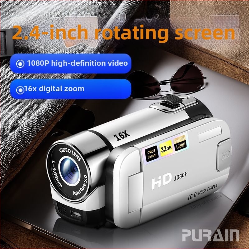 Φορητή επαγγελματική selfie vlog για φοιτητικό πάρτι HD υψηλής ευκρίνειας, ρετρό πανεπιστημιούπολη, ψηφιακή κάμερα ccd