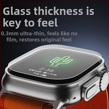 „Applewatch“ apsauginė plėvelė, itin be dulkių, sandėlio „iwatch“ grūdinta plėvelė, skirta „Apple Watch“ titano lydiniui