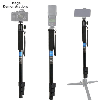 Peegelkaamera monopodfotograafia kerge kaasaskantav õues selfie pulmavideo filmimine PTZ stabilisaatori kronstein