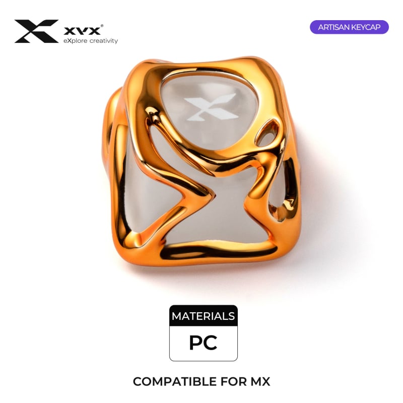 XVIX Personality Creative Product Publicity Key Cap Single Fog Surface Transparent Metallic Keyboard Mehanička tipkovnica Key Cap Poklon