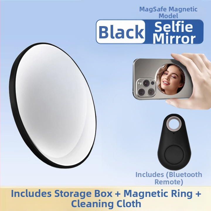 Alumíniumötvözetből készült MagSafe mágneses abszorpciós mobiltelefon hátsó önfényképező tükör Vlog élő HD domború sminktükör