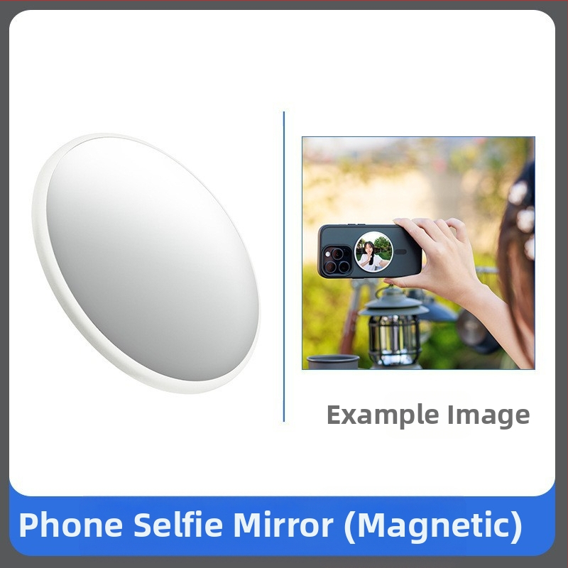 Алуминиева сплав MagSafe магнитно абсорбиращо огледало за мобилен телефон за задно снимане, артефакт, Vlog live HD изпъкнало огледало за грим