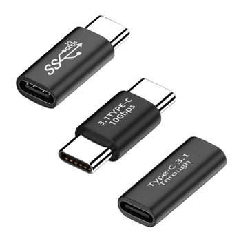 USB-C tipo jungties adapteris, jungiantis laikiklį prie TPC tipo jungties, 3.1 lizdo ir 2.0 jungties, 10 GB jungties, 3.1 lizdo ir 2.0 jungties, 10 GB jungties.