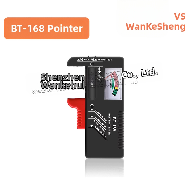 Baterijos įkrovos testeris su skaitmeniniu ekranu BT-168D gali matuoti Nr. 5 ir Nr. 7 įkraunamas baterijas