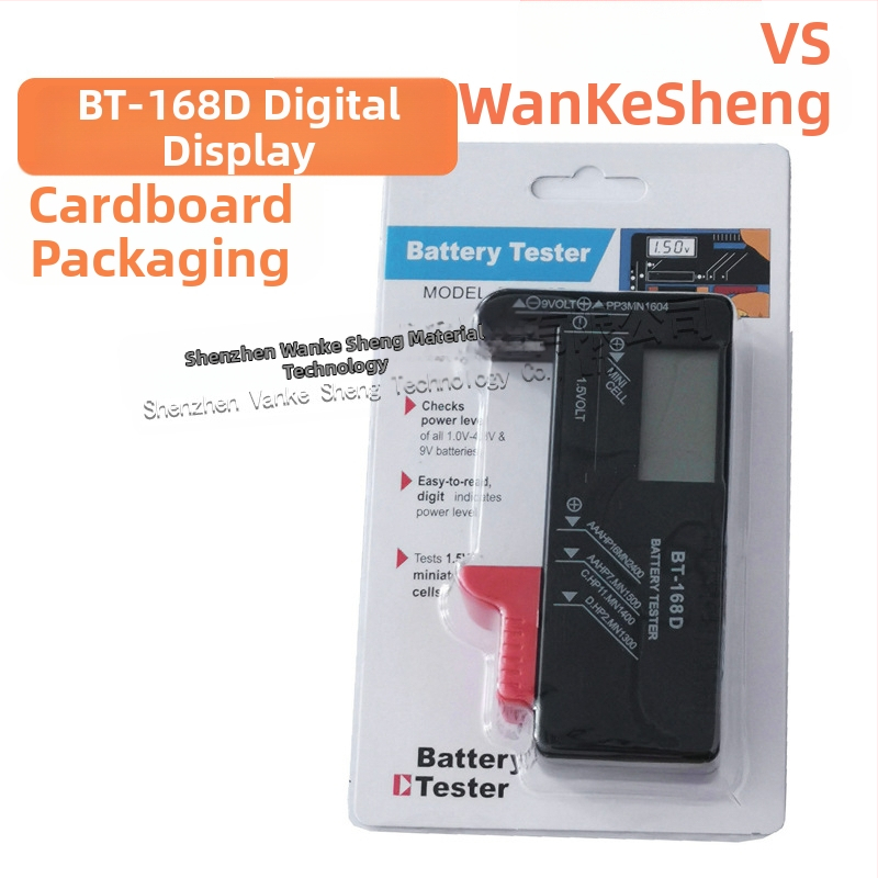 Baterijos įkrovos testeris su skaitmeniniu ekranu BT-168D gali matuoti Nr. 5 ir Nr. 7 įkraunamas baterijas