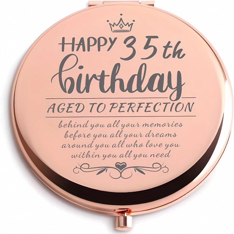 Mintás kis utazási nagyítás sminktükör kerek mini kézitáska zsebtükör