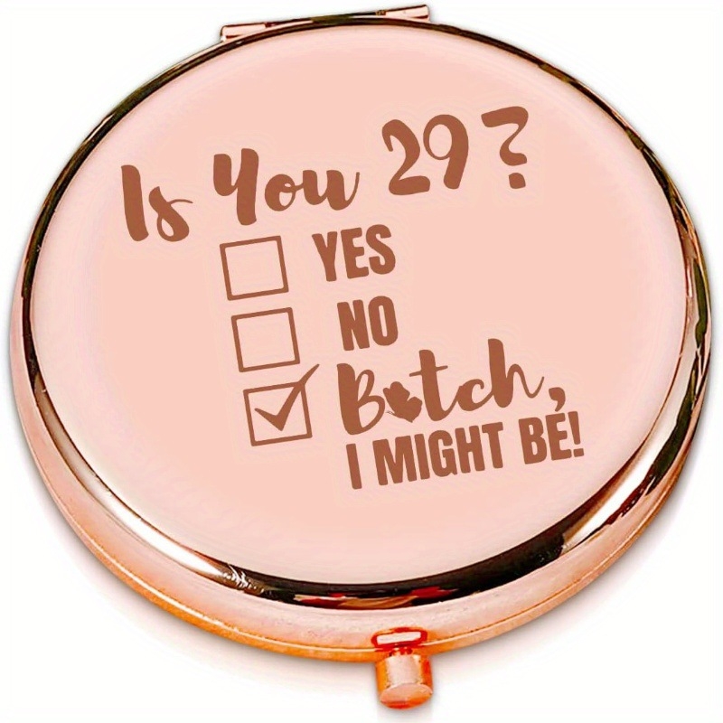 Mintás kis utazási nagyítás sminktükör kerek mini kézitáska zsebtükör