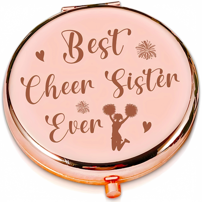 Mintás kis utazási nagyítás sminktükör kerek mini kézitáska zsebtükör