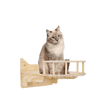 Πλαίσιο αναρρίχησης για γάτες από μασίφ ξύλο, παιχνίδι για γάτες, επιτοίχια φωλιά για ξύσιμο γάτας, πλατφόρμα άλματος επιτοίχια φωλιά γάτας, δέντρο για γάτες, ανθεκτικό στα δάγκωμα