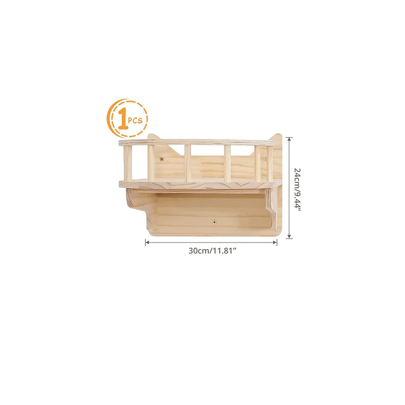 Tömörfa macskamászóka, macskajáték, falra szerelhető macskakaparófa, űrfészek, falra szerelhető ugróplatform, fali macskafészek, macskafa, harapásálló
