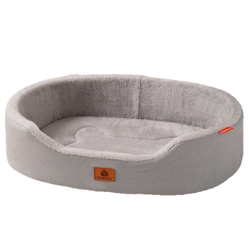 Φωλιά Σκάφους από Δερμάτινο Λίτσι, Τετραετούς Εποχής, με Υπερυψωμένο Περίβλημα, Μεγάλο Κλειδί Σκύλου, Εσωτερικό Μαξιλάρι για Κρεβάτι Σκύλου, Αφαιρούμενη και Εύκολη στη Φροντίδα Φωλιά για Κατοικίδια