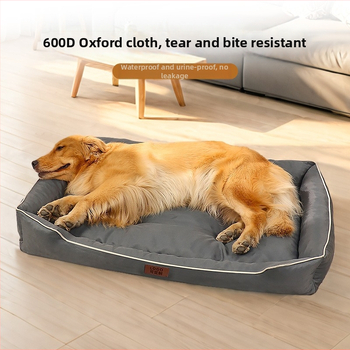 Határokon átnyúló téglalap alakú Oxford szövet kennel karcálló egyszerű kisállat szőnyeg nyári vizeletálló macskahomok hűvös és kényelmes kutyafekhely