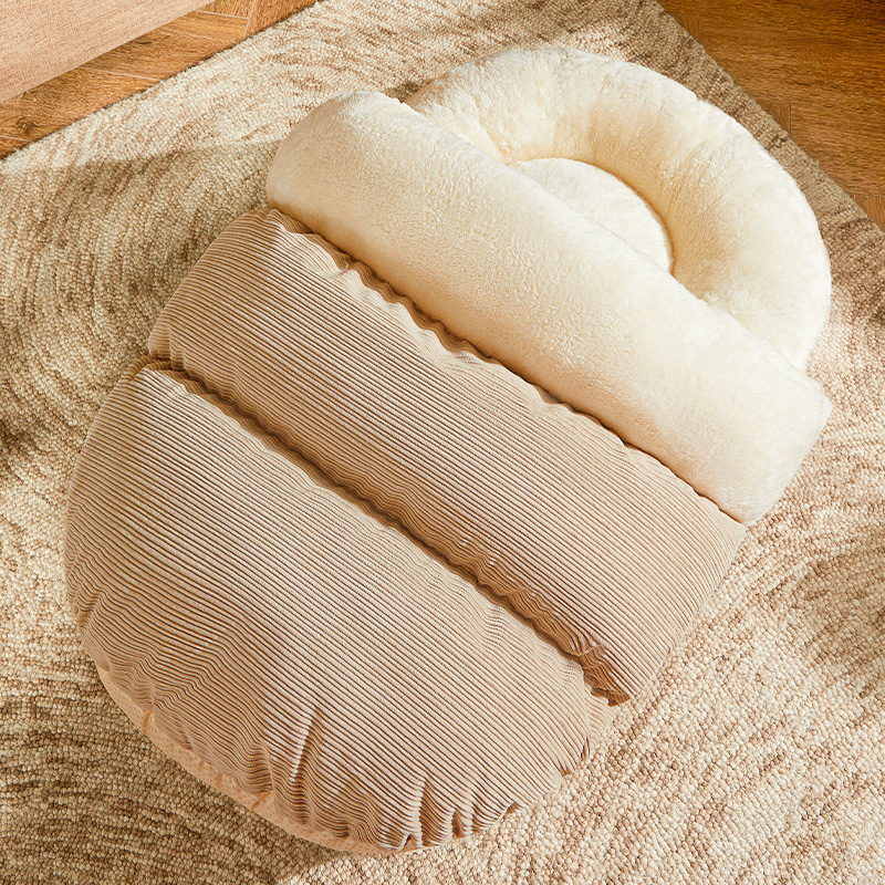 Kućica za pse, sofa za spavanje, potpuno zatvorena prostirka za spavanje plišanih ljubimaca za male i srednje pse, krevet za mačke, tvornica veleprodaje prekogranične veleprodaje