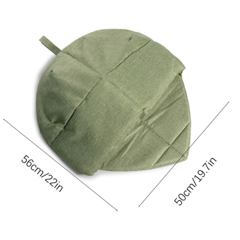 Κατάλληλο για εσωτερικό κρεβάτι κουταβιών και γατιών, σε σχήμα φωλιάς από φύλλα σπηλαίου, μαλακό και ανθεκτικό, πλενόμενο ζεστό κρεβάτι σπηλαίου για γάτες