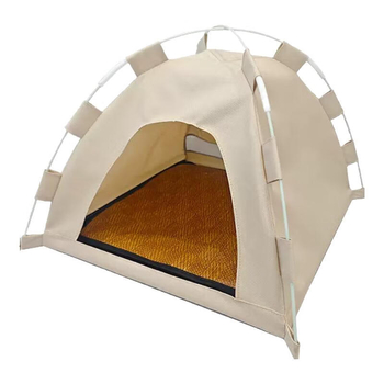 Σκηνή κατοικίδιων Καλοκαιρινό χαλάκι ψύξης Κλουβί γάτας Πάγος γάτας Χαλί γάτας Εξωτερικού χώρου Πτυσσόμενο Σπίτι Φωλιά γάτας Αίσθηση ψύξης