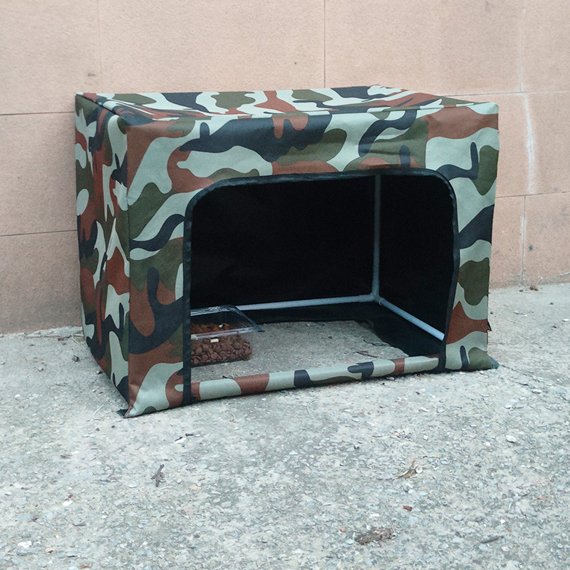 Kültéri macskaetető esővédő kültéri etetőeszköz esőálló kültéri macskaház esővédő