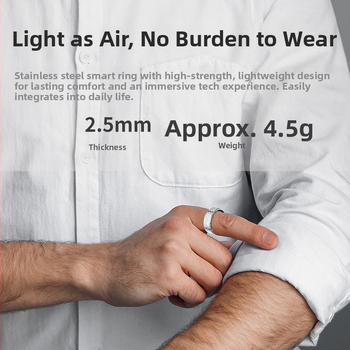 TikTok електронната книга може да бъде четкана с тремоло за наблюдение на сърдечната честота, кислорода в кръвта, съня и фото спорта, здравен интелигентен пръстен за жени