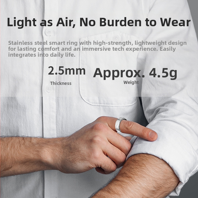 TikTok електронната книга може да бъде четкана с тремоло за наблюдение на сърдечната честота, кислорода в кръвта, съня и фото спорта, здравен интелигентен пръстен за жени