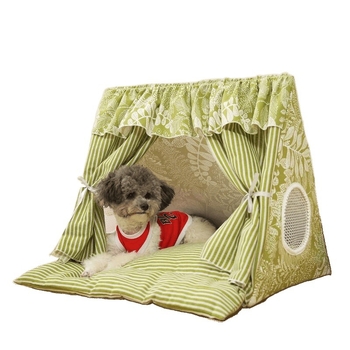 Σκηνή γάτας, καλοκαιρινή φωλιά γάτας, ζεστή σκηνή κατοικίδιου, αφαιρούμενη και πλενόμενη κλειστή σκηνή γάτας Internet Celebrity, κατάλληλη για όλες τις εποχές