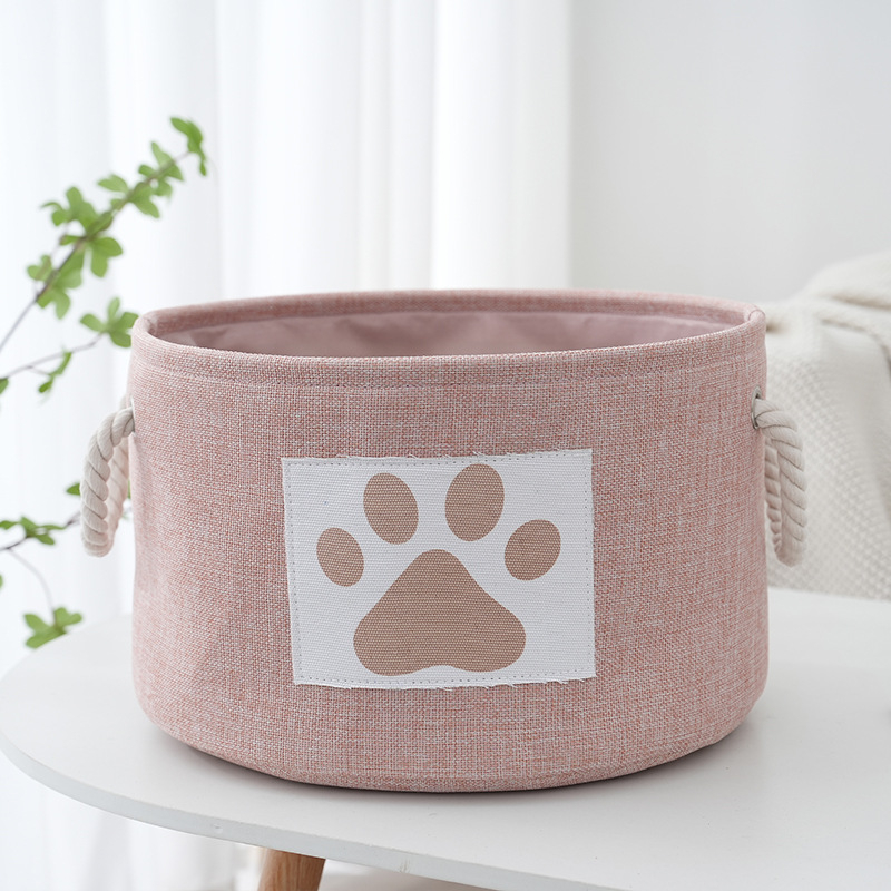 Export vastagított pamut és lenvászon tárolókosár japán stílusú szövet összecsukható tárolódoboz asztali vegyes ruhák tárolódoboz nagykereskedelem