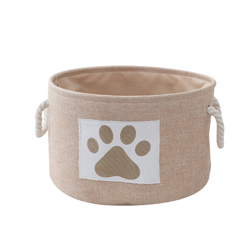 Export vastagított pamut és lenvászon tárolókosár japán stílusú szövet összecsukható tárolódoboz asztali vegyes ruhák tárolódoboz nagykereskedelem