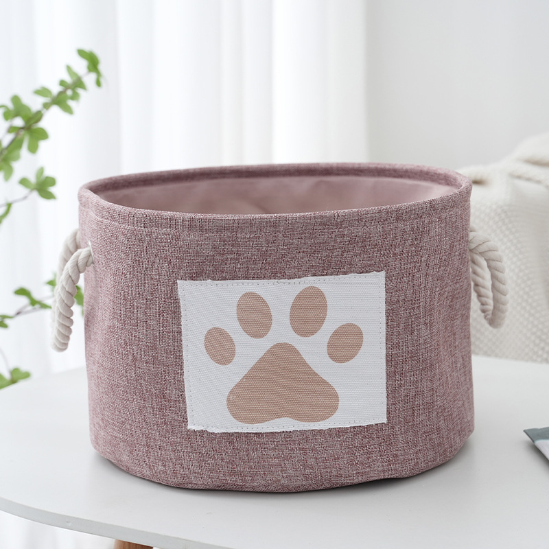 Export vastagított pamut és lenvászon tárolókosár japán stílusú szövet összecsukható tárolódoboz asztali vegyes ruhák tárolódoboz nagykereskedelem