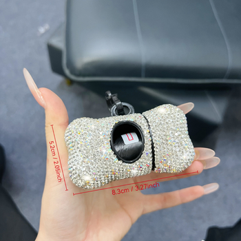 Deimantais inkrustuotas šunų išmatų dozatorius Nešiojamas šunų išmatų šiukšlių maišas Deimantais inkrustuotos naminių gyvūnėlių valymo priemonės Šiukšlių dėžė