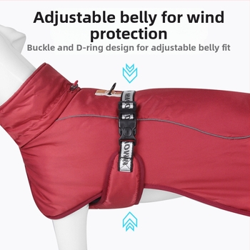 Amazon Φθινόπωρο και Χειμώνας Νέα Ρούχα για Κατοικίδια Ρούχα για Μεγάλους Σκύλους Πυκνά Ζεστά Αντιανεμικά Ρούχα για Σκύλους Ανακλαστικά