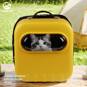 Τσάντα γάτας Εύκολη αναπνοή σακίδιο πλάτης κατοικίδιων με κάψουλα χώρου Σακίδιο πλάτης μεγάλης χωρητικότητας Τσάντα κατοικίδιων Χονδρική πώληση