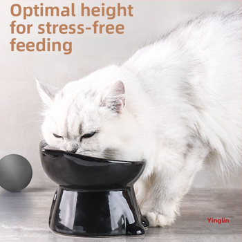 Clove kassikauss, keraamiline lemmikloomale integreeritud kassikauss, kassikauss, koerakauss, ümberminekuvastane, must kass