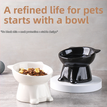 Clove kassikauss, keraamiline lemmikloomale integreeritud kassikauss, kassikauss, koerakauss, ümberminekuvastane, must kass