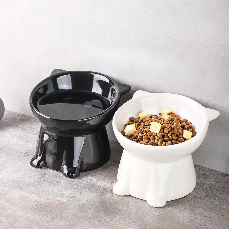 Clove kassikauss, keraamiline lemmikloomale integreeritud kassikauss, kassikauss, koerakauss, ümberminekuvastane, must kass