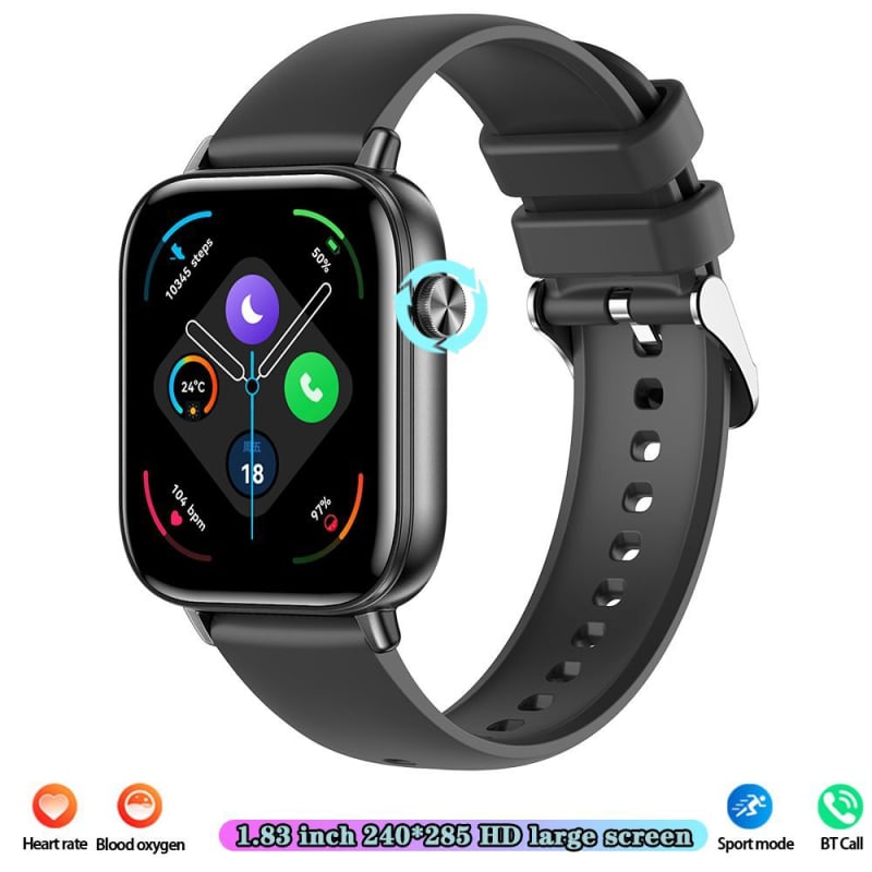 Нов I128 Smart Watch Step Meter Pulse Rate Monitoring Bluetooth Call 1.69 Touch Display Smart Grip