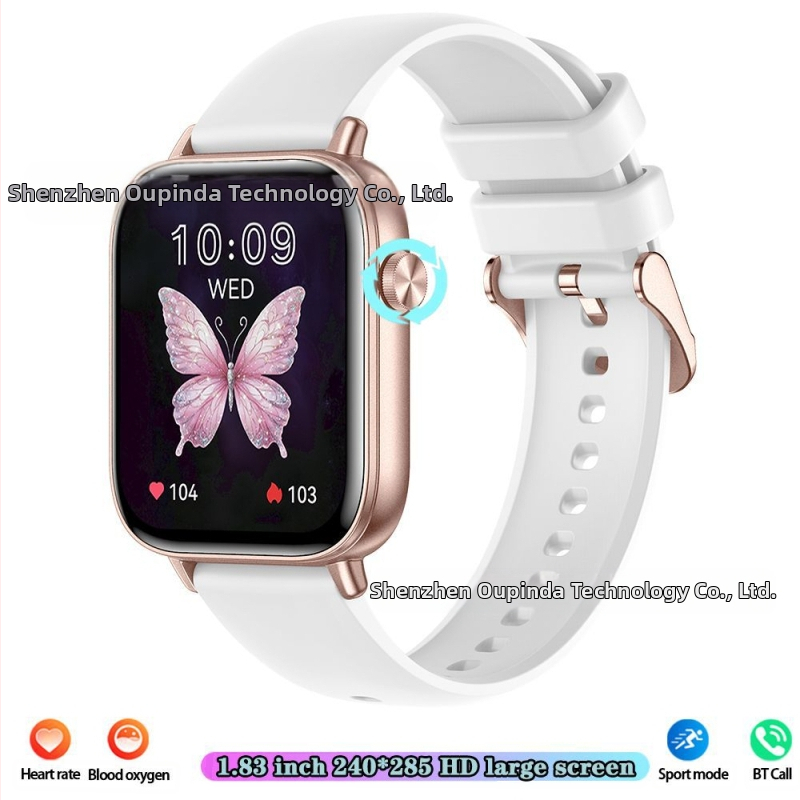 Új I128 okosóra lépésmérő pulzusmérő Bluetooth hívás 1.69 érintőképernyős okoskarkötő