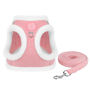 Νέο λουρί κατοικίδιων ζώων, ανακλαστικό, ζεστό και μαλακό σχοινί βόλτας για σκύλους, βελούδινο άνετο λουρί σκύλου All-In-One για κουνέλι