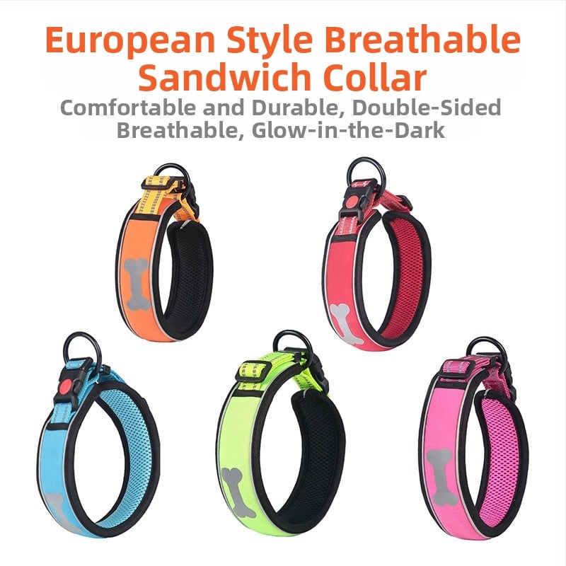 Határokon átnyúló, közepes és nagy testű kutyáknak való nyakörv, kisállat-kellékek, nyakörv, közepes testű kutyáknak, golden retrievereknek, német lónak való nyakörv