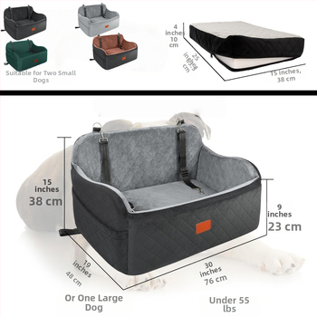 Το πιο δημοφιλές κάθισμα αυτοκινήτου για σκύλους με οπίσθιο κλουβί αυτοκινήτου της Amazon, με δυνατότητα πλήρους αποσυναρμολόγησης και πλύσης, μεσαίου και μεγάλου μεγέθους κάθισμα αυτοκινήτου για σκύλους.