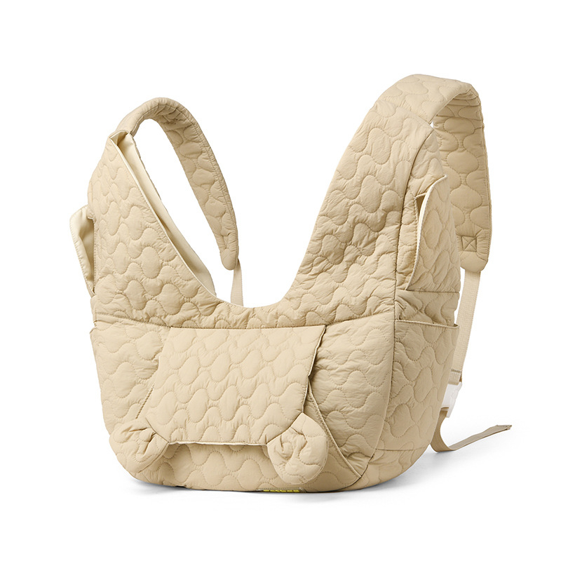 Kerékpáros kisállathordozó táska, kis kutyának szánt keresztpántos mellkastáska, új stílusú kutyatáska, könnyen összecsukható, könnyű macskatáska