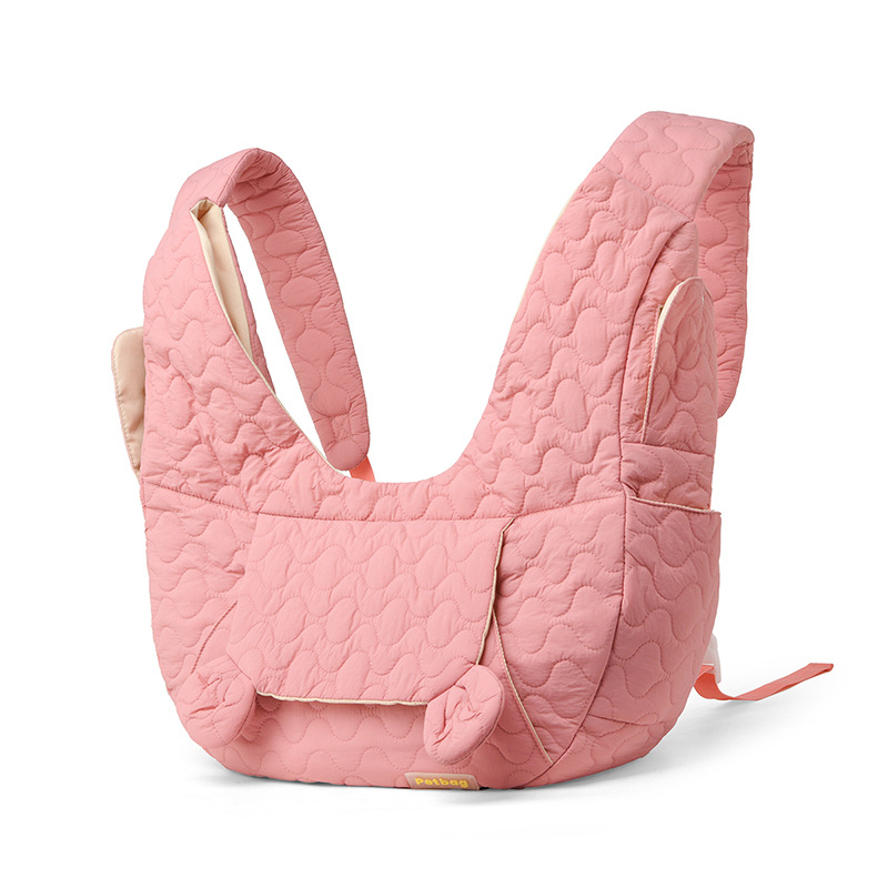 Kerékpáros kisállathordozó táska, kis kutyának szánt keresztpántos mellkastáska, új stílusú kutyatáska, könnyen összecsukható, könnyű macskatáska