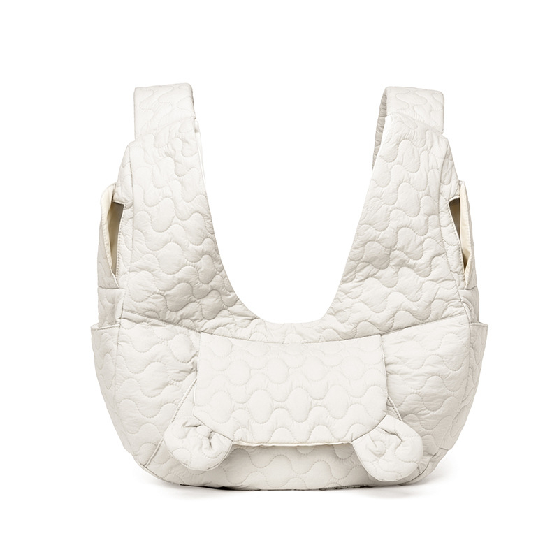 Kerékpáros kisállathordozó táska, kis kutyának szánt keresztpántos mellkastáska, új stílusú kutyatáska, könnyen összecsukható, könnyű macskatáska