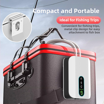 BAKALE naujas USB deguonies pompa deguonies namams, žuvims, automobiliams, aeratoriams, lauko žvejybai, ličio baterija